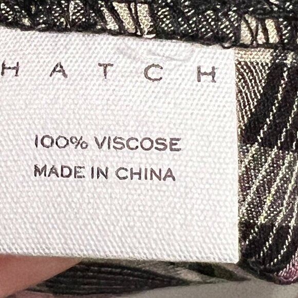 Hatch Maternity The Rose Plaid Flowy Blouse Size 3 - Picture 5 of 12